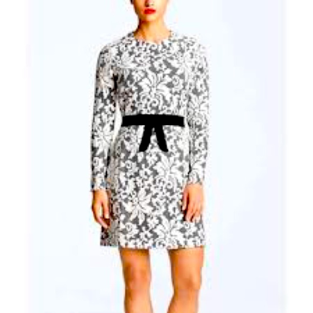 Draper James Gray & Willow embroidered bow Ellie dress